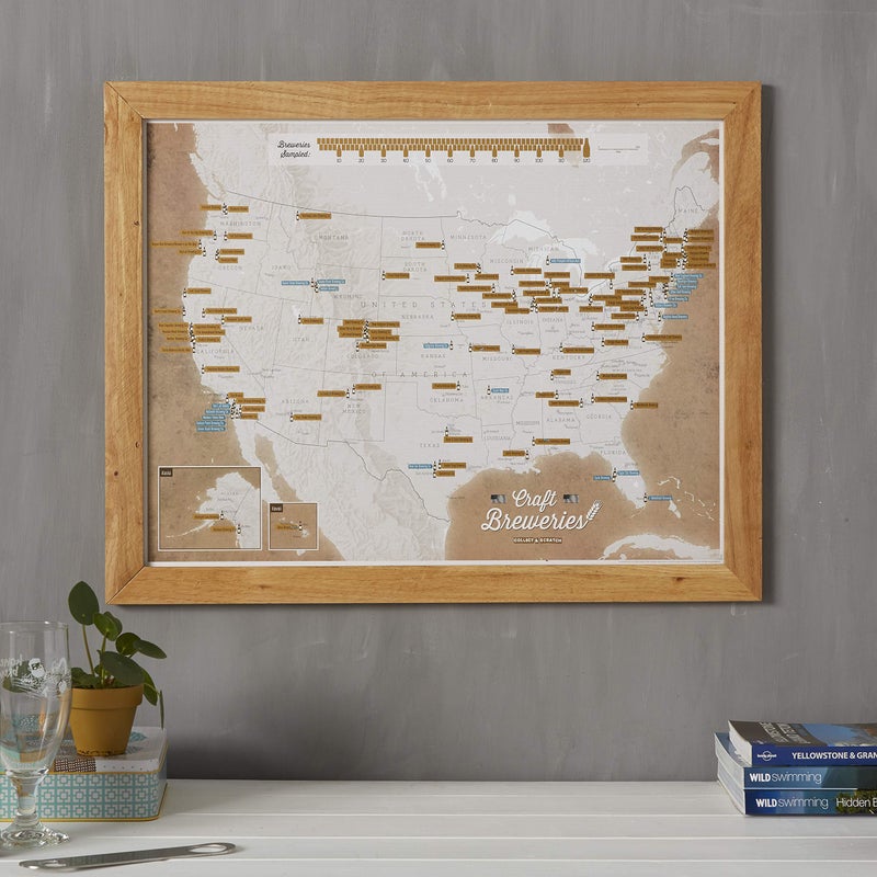 Maps International Scratch Off USA Map Craft Breweries Poster - Beer Enthusiast Gifts - Maps International - 17 x 22 inches - Image 5